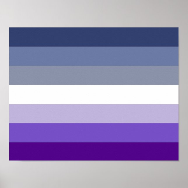 Butch-Lesben-Stolzflagge Poster (Vorne)
