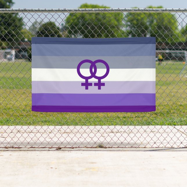 Butch Lesbian Liebe WLW Pride Banner (Insitu)