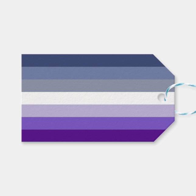 Butch Lesbian Pride Flag Geschenkanhänger (Vorderseite (Horizontal))