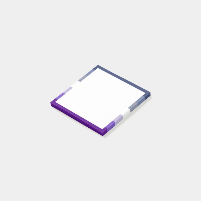 Butch Lesbian Pride Flag Post-it Klebezettel (angewinkelt)
