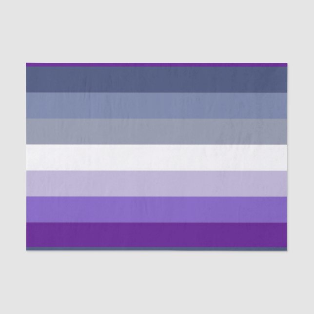 Butch Lesbian Pride Flag Seidenpapier (Vorderseite)