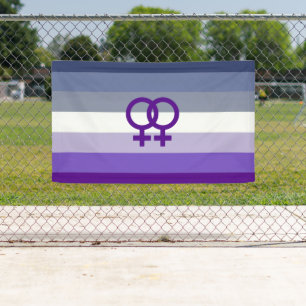 Butch-Lesbische Liebe WLW Pride Banner