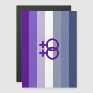 Butch-Lesbische Liebe WLW Pride Magneteinladung