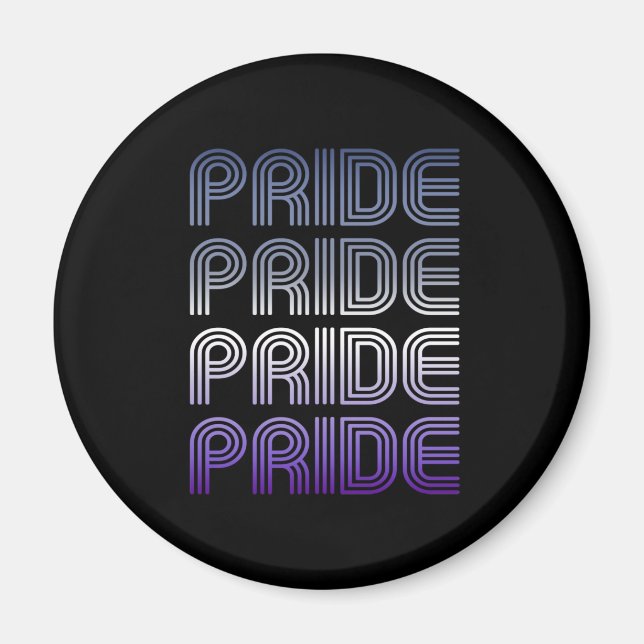 Butch Retro Pride Magnet (Vorne)