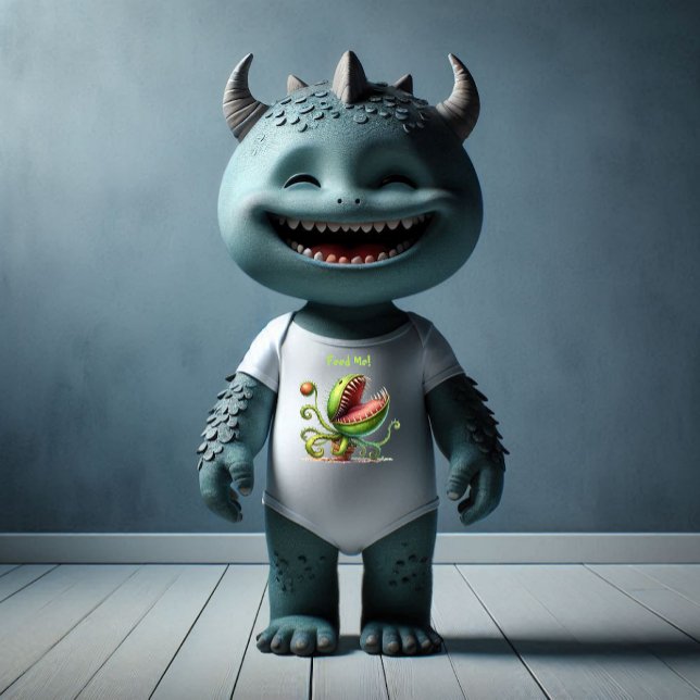 Butch the Monster Pflanze Custom T - Shirt (Feeding time!)