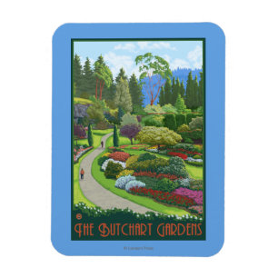 Butchart Gardens - Brentwood Bay Magnet