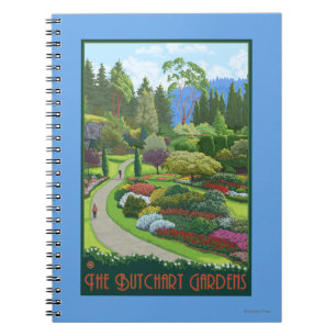 Butchart Gardens - Brentwood Bay Notizblock