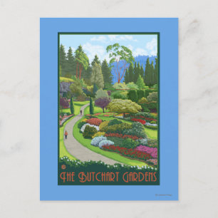 Butchart Gardens - Brentwood Bay Postkarte