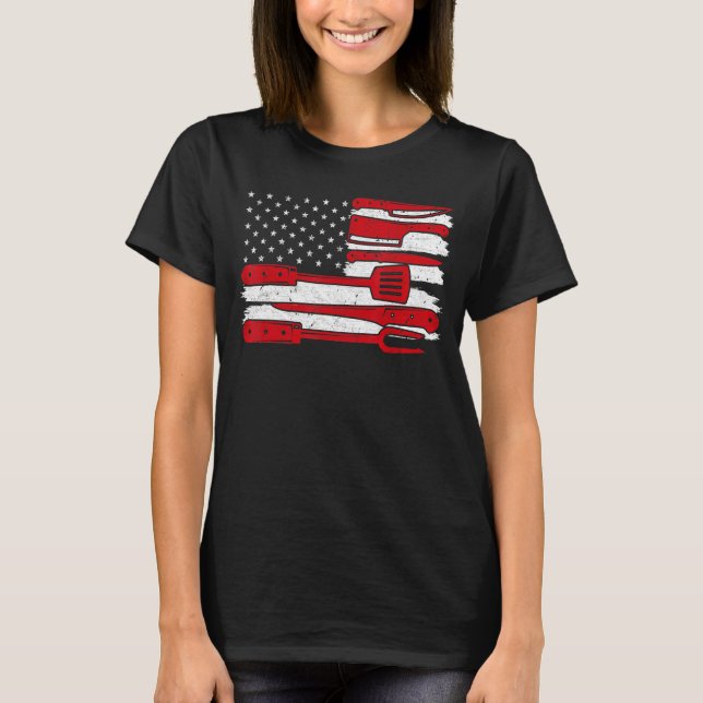 Butcher American Flag Knicks USA T-Shirt (Vorderseite)