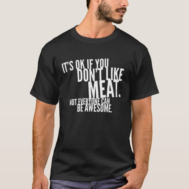 Butcher Meat Fan Barbecue T-Shirt (Vorderseite)