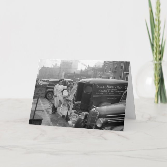 Butcher Shop Boys, 1938 Karte (Vorderseite)