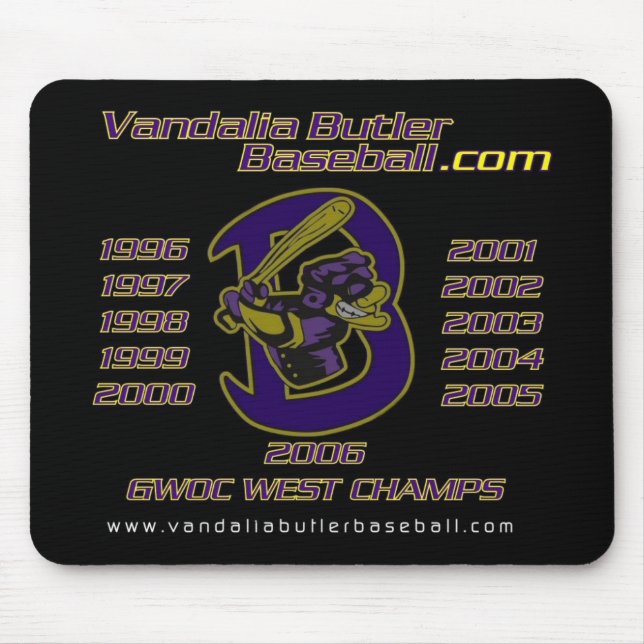 Butler-Baseball Mousepad (Vorne)