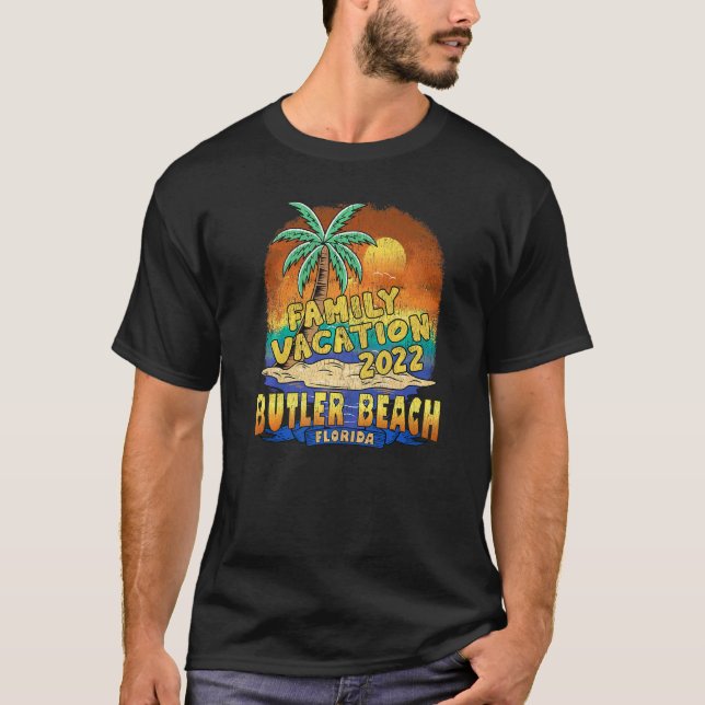 Butler Beach Florida Familienurlaub 2022 Souvenir T-Shirt (Vorderseite)