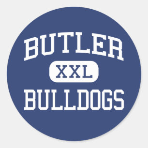 Butler - Bulldogs - Junior - Waukesha Wisconsin Runder Aufkleber