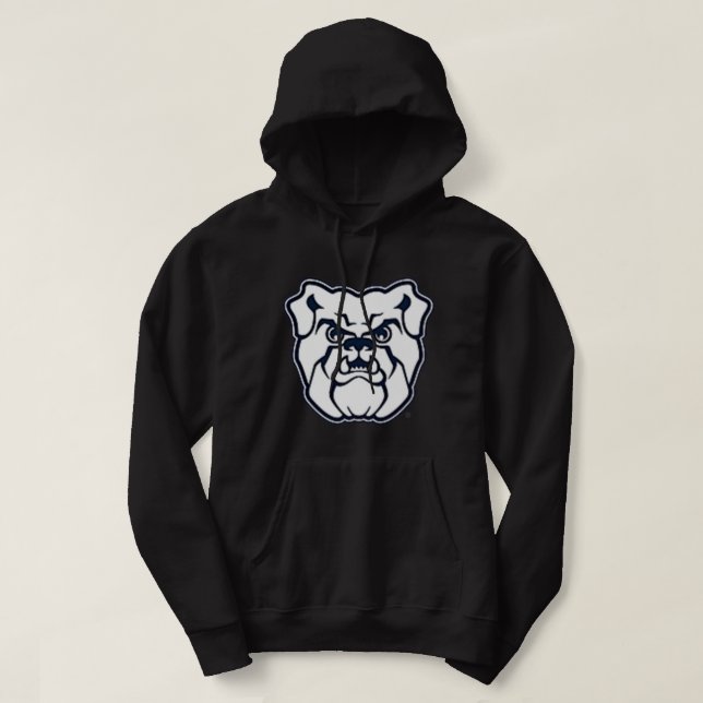 Butler Bulldogs Verlassen Trustsymbol Raglan Baseb Hoodie (Design vorne)