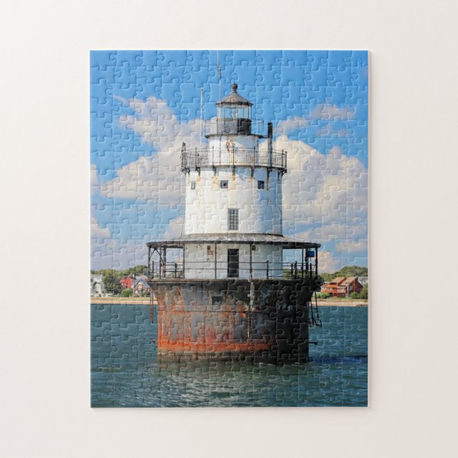 Butler-Ebene-Leuchtturm, Massachusetts-Puzzlespiel Puzzle (Vertikal)