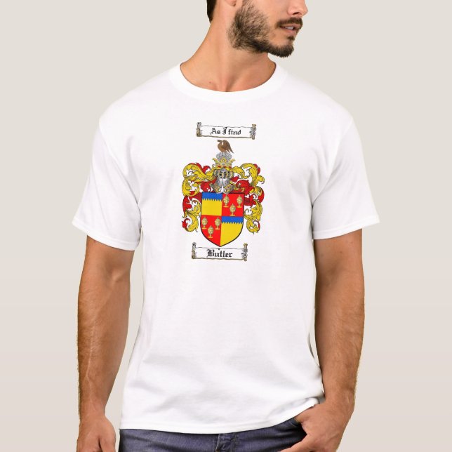 BUTLER-FAMILIENWAPPEN - BUTLER-WAPPEN T-Shirt (Vorderseite)