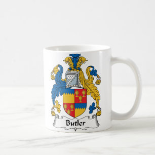 Butler-Familienwappen Kaffeetasse