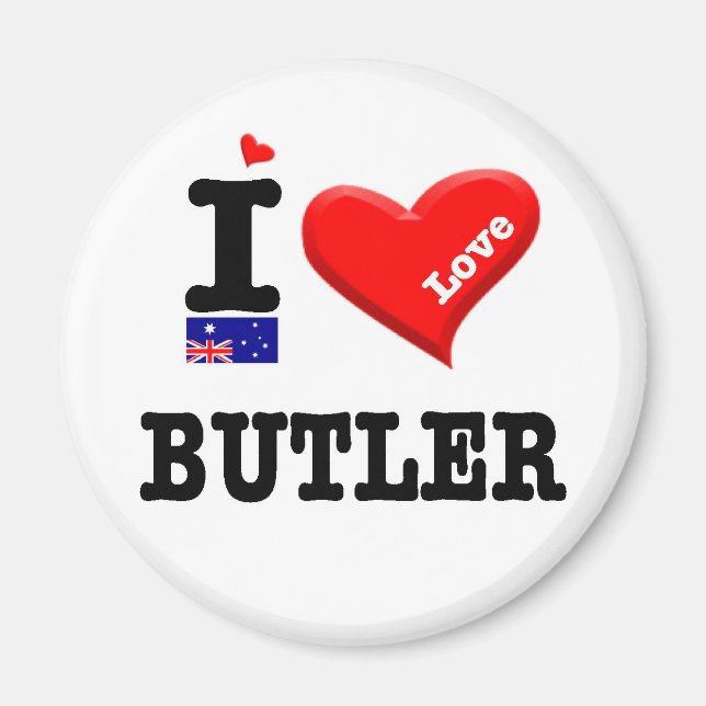BUTLER - I Liebe Magnet (Vorne)