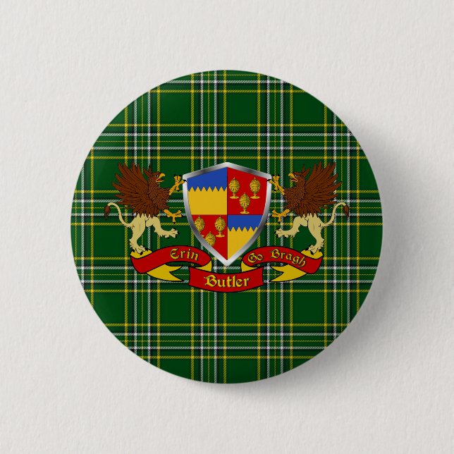 Butler Irish Coat of Arms Buttons (Vorderseite)