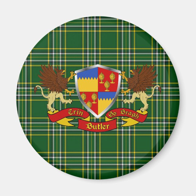 Butler Irish Coat of Arms Magnets Magnet (Vorne)