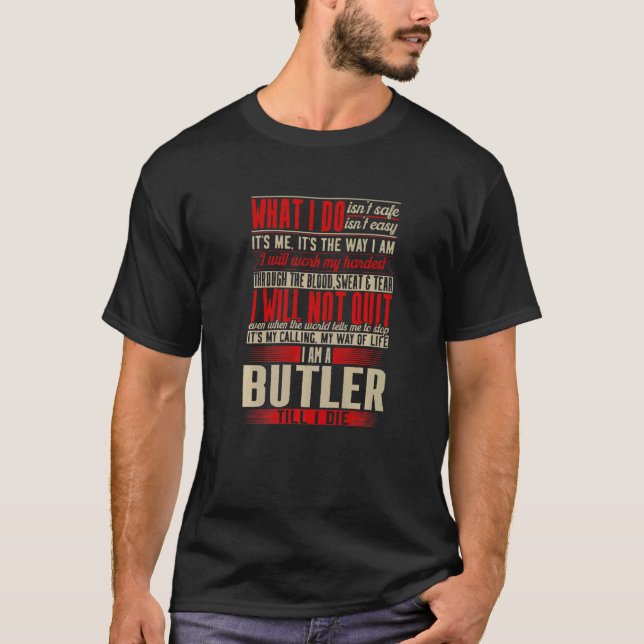 Butler T-Shirt (Vorderseite)