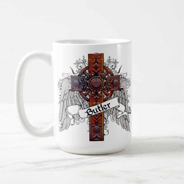 Butler Tartan Cross Tasse (Links)