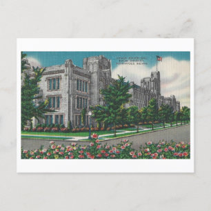 Butler University, Indianapolis, Indiana Vintage Postkarte