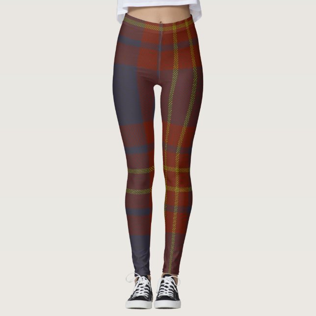 Butlertartan-Clan kariert Leggings (Vorderseite)