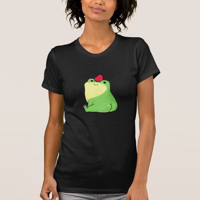 Butt Frosch Damen T-Shirt (Vorderseite)