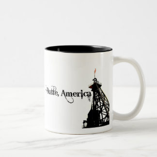 Butte, Amerika zwei tonte Kaffee-Tasse Zweifarbige Tasse