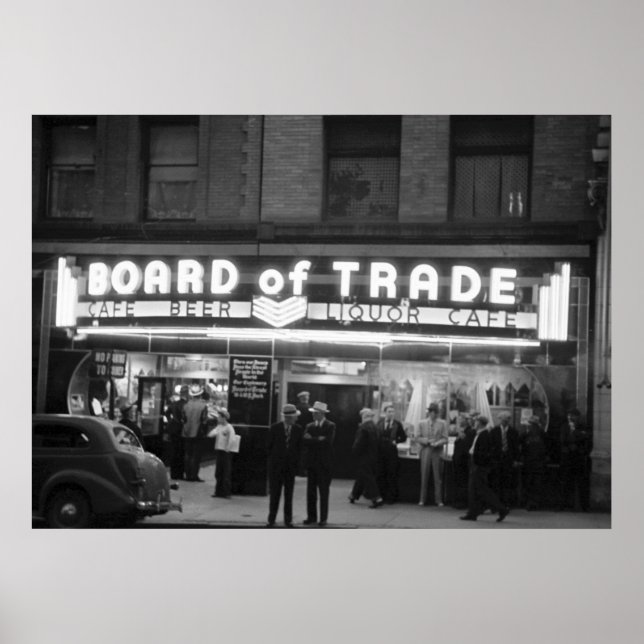 Butte Board of Trade, 1930er Poster (Vorne)