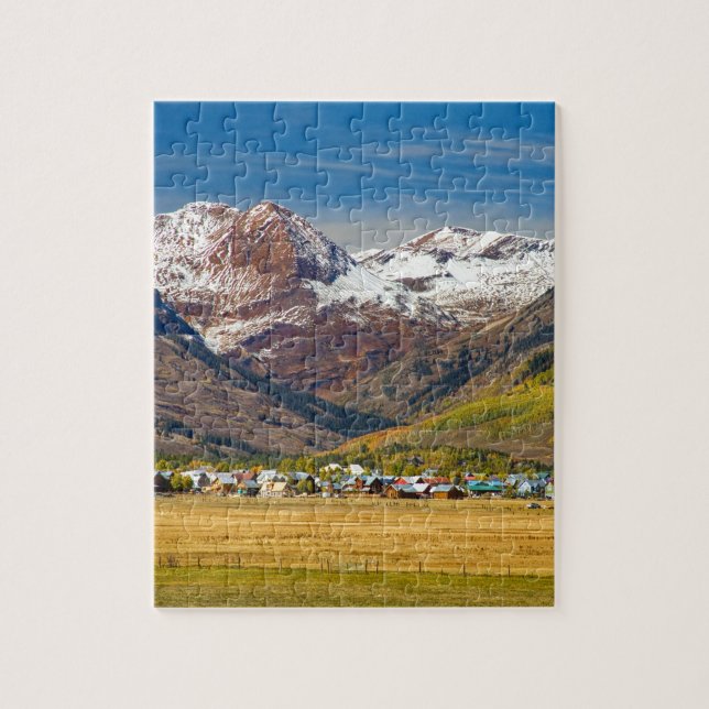 Butte-Colorado-Herbst-Ansicht mit Haube Puzzle (Vertikal)