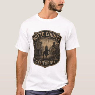 Butte County Kalifornien – Goldrausch Western T-Shirt