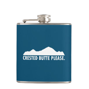 Butte Created bitte Flachmann