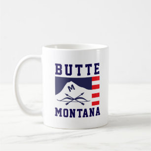 Butte-Flagge, Montana Kaffeetasse