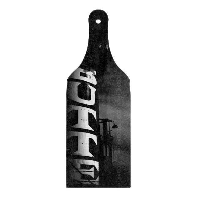 BUTTE Glasschneiden-Brett Schneidebrett (Vorderseite)