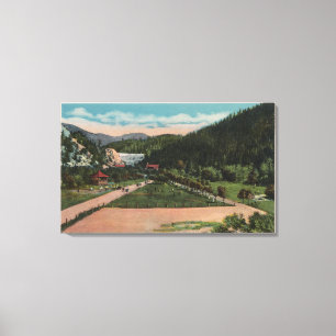 Butte, M.Ü. - Ansicht von Becken-Nebenfluss Leinwanddruck