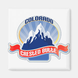 Butte mit Haube Colorado Magnet