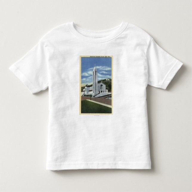 Butte, Montana - Empfängnis-Kirche Kleinkind T-shirt (Vorderseite)