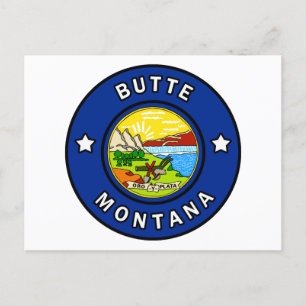 Butte Montana Postkarte