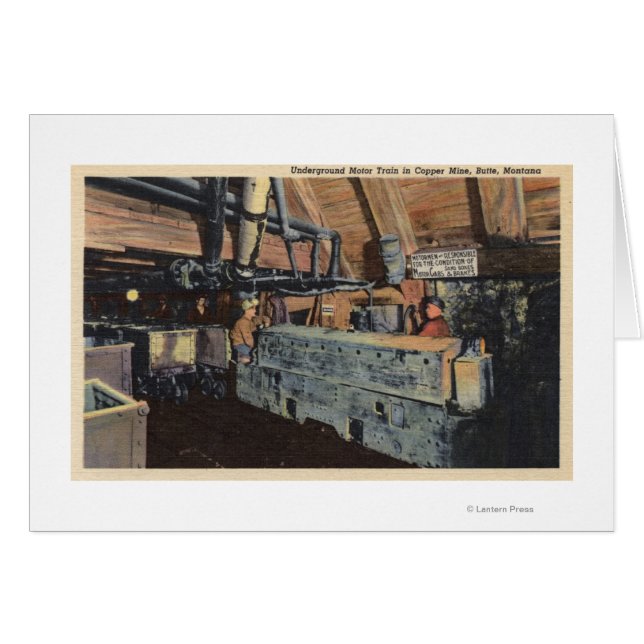 Butte, Montana - Untergrund Motor (Vorderseite (Horizontal))
