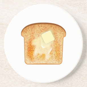 Butter auf Toast Getränkeuntersetzer