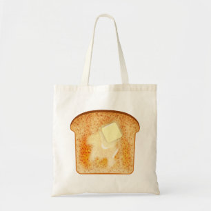 Butter auf Toast Tragetasche