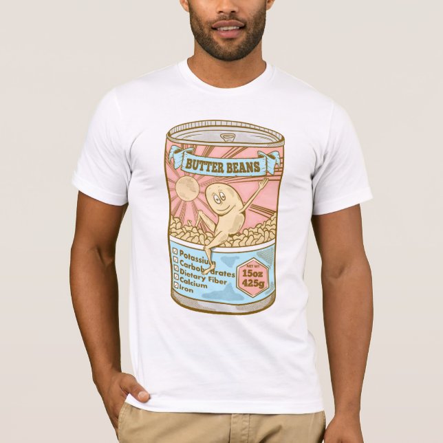 BUTTER BEANS Lima Bohnen T-Shirt (Vorderseite)