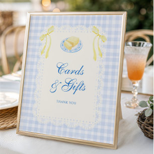 Butter Brautparty Karten und Geschenke Poster