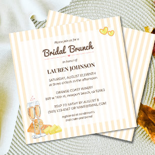 Butter Butter Thema Butter zusammen Bridal Brunch Einladung