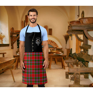 Butter Clan Abzeichen & Tartan Kilt Schürze