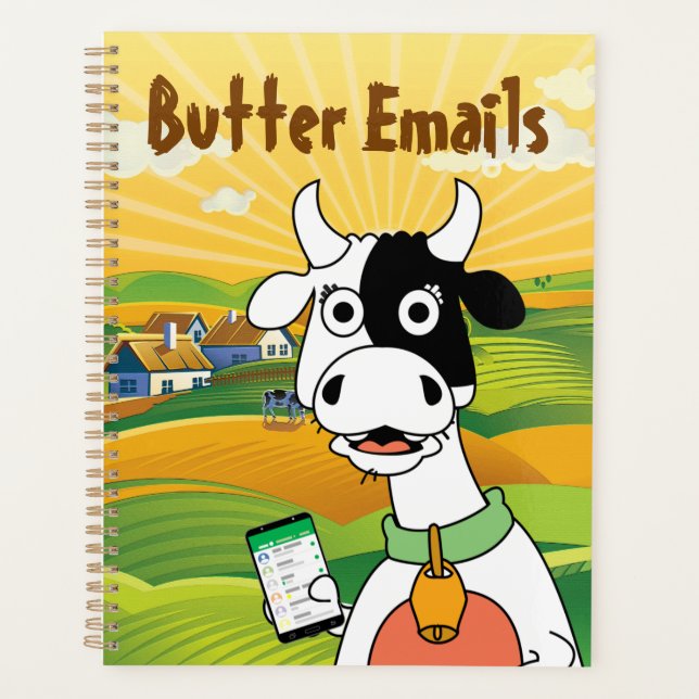 Butter Emails politischen Humor Planer (Vorderseite)