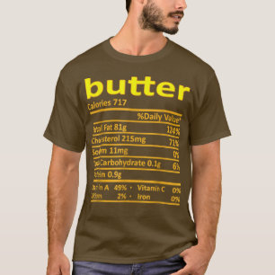 Butter Ernährung Witziger Erntedank Kostüm Lebensm T-Shirt